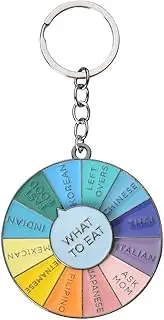 [YALLNASL] Decision Maker Wheel Keychain Funny Valentines Day Gag Gifts for Wife Husband Birthday Gifts for Girlfriend Boyfriend