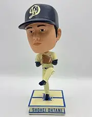 FOCO Shohei Ohtani (Los Angeles Dodgers) 9.5 inch Pitching City Connect Jersey Bighead Square Base Bobblehead