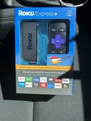 ROKU Express+ 3910RW w/ RCA/Composite (Analog) & HDMI Cable New SEALED BOX