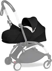 Babyzen YOYO 0+ Newborn Pack, Black - Includes Mattress, Hood, Head Support & Foot Cover - To be used with YOYO2 Frame (Sold Separately)