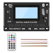 Car Bluetooth MP3 Decoder Board LCD Display MP3 Audio Module Speaker5179