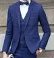FINDSENSE品牌 韓國男 一粒扣 修身西裝 三件式西裝外套 成套西裝 西裝外套 外套+背心+褲子