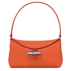 Longchamp Le Roseau Hobo Small Leather Shoulder Bag ~NEW~ Orange