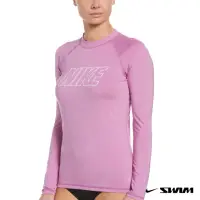 在飛比找momo購物網優惠-【NIKE 耐吉】SWIM 上衣 女 長袖上衣 長袖防曬衣 