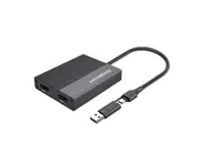 Simplecom USB 3.0 or USB-C to Dual 4K HDMI Adapter [DA369]