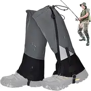 Shoe Gaiters for Hiking - Waterproof Leg Guards Leg | Breathable Leg Protectors with Adjustable Straps for Hiking Gaiters, Skiing, Walking, Climbing, Men Women Zalhin