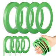 4 Rolls Pinstripe Tape, Masking Tape in 1/16, 1/8, 1/4 and 1/2 Inch Wide, for Pa