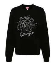 Kenzo Crewneck Drop Shoulder Sweatshirt S,XL,L,M Black