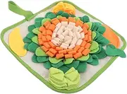 HOMOBABE Pet Snuffle Mat: Bunny Snuffle Mat for Small Animals - Interactive Slow Feeder Pad for Rabbits Hamsters and Guinea Pigs - Bunny Enrichment Toy
