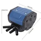 Universal 4 Outlets Milking Machine Air Pneumatic Pulsator For Cattle Goat HEN