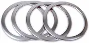4Pcs Chrome Silver Interior Door Stereo Speaker Sound Trim Cover Decoration Ring Compatible with BMW 3 Series F30 F34 320i 328i 2012+ Chrome Style