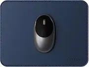Satechi Eco-Leather Mouse Pad, 9.8" x 7.5" Ergonomic Mousepad, Waterproof Desk Mat for Computer, Laptop, Desk Accessories for Office and Home, Workspace, Gaming - Blue