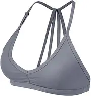 [YEOREO] Sports Bras for Women Padded Backless Workout Bra Karlena Low Impact Criss Cross Yoga Crop Tank Top