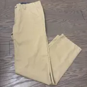 Hugo Boss Orange Label Brown Khaki Shure Khaki Pants Regular Fit 38R $155 NWT