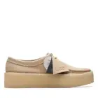Clarks Wallabee Cup 26171855 Womens Beige Oxfords & Lace Ups Casual Shoes 6.5