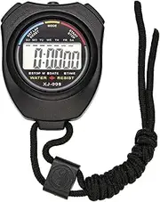 Portable Sports Watch, Waterproof Fitness Timer with Large Display, Silent Timekeeping and Date Clock, Ideal for Athletes, Students, and Everyday Activities