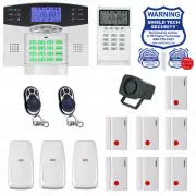 Wireless Burglar Alarm System Phone Line Auto Dialer US Home House Smart PSTN FN