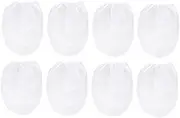 HOMSFOU 8pcs Paint Strainer Bag Elastic Opening Filter Bags for Smooth Painting Durable Mesh for Buckets Efficient Coating Filtration
