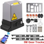 Sliding Gate Opener Automatic 1800KG 5m Gear Track 750W APP Remote Control