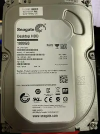 在飛比找露天拍賣優惠-Seagate 1000G 3.5吋硬碟 ST1000DM0