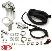 SAAS BAFFLED OIL CATCH CAN KIT FOR FORD RANGER PJ PK WEAT TURBO DIESEL 3.0L I4 (for: Ford)