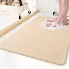Non Slip Shower Mat, Comfortable Bath Mat Textured Surface,Quick Drying Easy Cl
