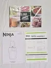 NUTRI NINJA RECIPE BOOK, MANUAL & QUICK ASSEMBLY GUIDE ONLY NEW