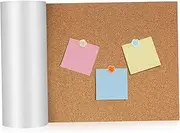 Angoily 1 Roll Cork Roll with Self Adhesive Backing Adhesive Cork Sheet for Home Decor Durable Corkboard Roll for Easy Installation and Flexible Application