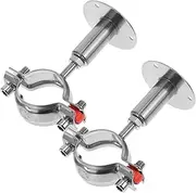 Djustable Stainless Steel Pipe Clamp Ceiling Mount Bracket Wall Mount Ceiling Mount Pipe Support for Water Gas