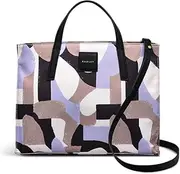 [RADLEY] London Argyll Street Geo Responsible Women's Medium Recycled Fabric Ziptop Satchel Bag, Thistle, Thistle