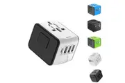 3.4A Universal International Travel Plug 3USB Power Adapter Type C Worldwide AUS