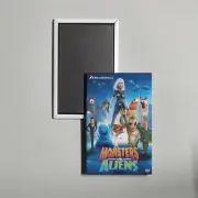 Monsters vs. Aliens Mini TV Show Poster Fridge Locker Magnet