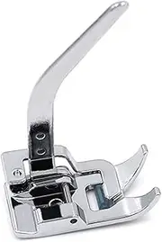 Silver Low Shank Snap on Tricot Foot Knit Presser Foot for Singer, Brother, Kenmore, Elna, Pfaff, Viking Sewing Machines,Singer Sewing Machine Accessories,Sewing(HD361)