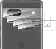 (3 Packs) RUNGOS UNBREAK TOP 9H+ Glass for Google Pixel 8a Camera Lens Protector [Military Grade Shatterproof & Longest Durable] 1:1 Invisible Fit Cover Camera Protector Google Pixel 8a Tempered Glass