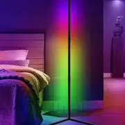 RGB LED Floor Corner Lamp Light
