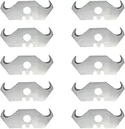 10PCS Heavy Duty Replacement Knife Hook Blade SK5 Steel For Trimming Thick Materials Linoleum Carpet Fabric Cardboard Box Sheet Metal
