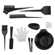 11 Pcs Hair Dye Comb Mixing Bowl Hair Tools Sectioning Clips