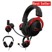 Cloud II Gaming Headset: 7.1 Surround Sound with Detachable Mic & Memory Foam