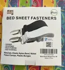 New NIP Tour Roy Bed Sheet White Elastic Strap Fasteners