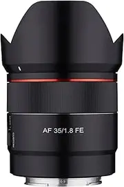 Rokinon AF 35mm F1.8 Auto Focus Full Frame Lens for Sony E
