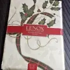 brand new LENOX 60x104" Rectangle Christmas Holiday Nouveau Fabric Tablecloth