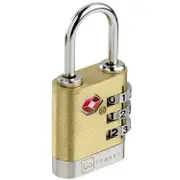 Go Travel Brass Travel Sentry Lock