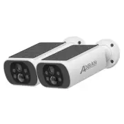 ANRAN 4MP WIFI Wireless Security Camera Outdoor Battery Powered w/ Solar Panel