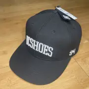 DC Shoes 94 Semi-Pro Black Spell Stitch Arch Skate Snapback Hat Cap Blue 1994