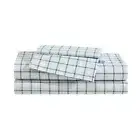 Eddie Bauer - Queen Sheet Set, Premium Cotton Percale Bedding Set, Plaid Home...