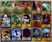 Lot of 10 Bakugan Gate Magnetic metal card IN EXCELLENT CONDITION 2008 2009 2010