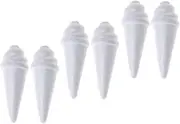 ULDIGI Create Cream Decorations 6pcs Foam Ice Craft Models for DIY Art Projects