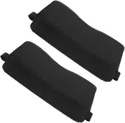 Gaming Chair Pillow Wheelchair Headrest Breathable Mesh Neck Support Pillow for Office Chair Black 2 Pack