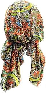 DuBom Chemo Turbans for Women Pre Tied Modal Cotton Vintage Head Cover Twist Pleasted Hair Caps