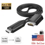 For Playstation 2 to Converter HDMI-Compatible Adapter Supports for PS2/PS1 Disp